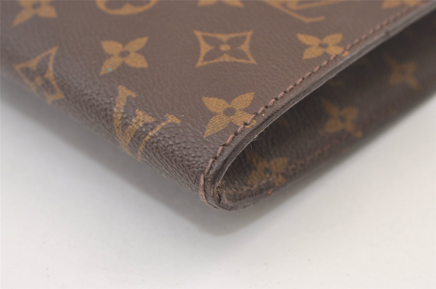 Authentic Louis Vuitton Monogram Poche Ministre Document Case M53445 LV 8761J