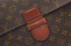 Authentic Louis Vuitton Monogram Poche Ministre Document Case M53445 LV 8761J