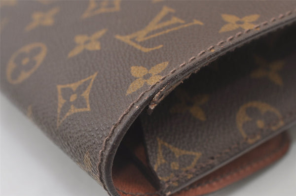Authentic Louis Vuitton Monogram Poche Ministre Document Case M53445 LV 8761J