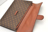 Authentic Louis Vuitton Monogram Poche Ministre Document Case M53445 LV 8761J