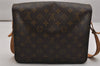 Authentic Louis Vuitton Monogram Cartouchiere GM M51252 Shoulder Cross Bag 8762J