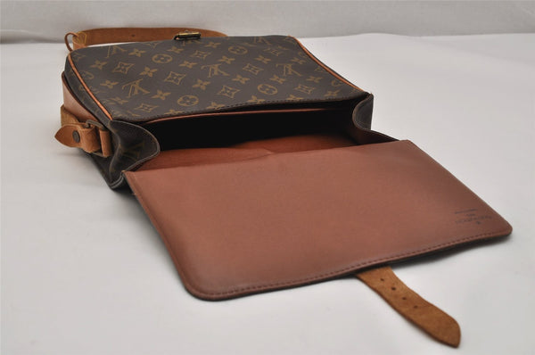 Authentic Louis Vuitton Monogram Cartouchiere GM M51252 Shoulder Cross Bag 8762J
