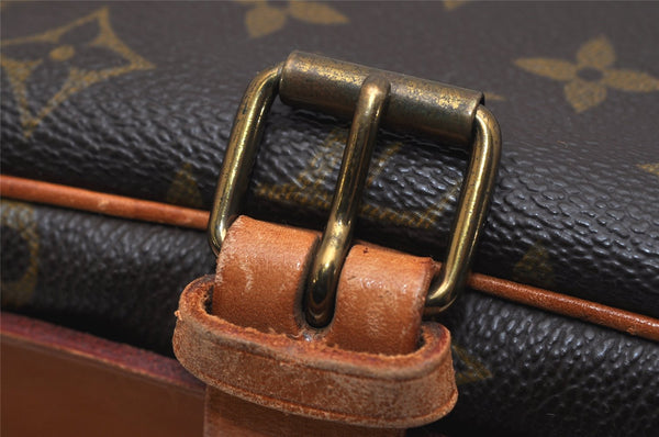 Authentic Louis Vuitton Monogram Cartouchiere GM M51252 Shoulder Cross Bag 8762J