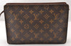 Authentic Louis Vuitton Monogram Pochette Homme Clutch Hand Bag M51795 LV 8763I