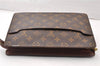 Authentic Louis Vuitton Monogram Pochette Homme Clutch Hand Bag M51795 LV 8763I