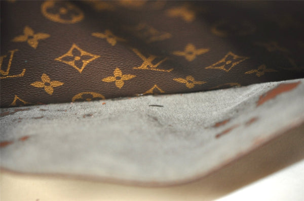 Authentic Louis Vuitton Monogram Pochette Homme Clutch Hand Bag M51795 LV 8763I