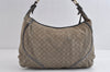 Auth Louis Vuitton Monogram Mini Lin Manon MM Shoulder Bag Gray M95618 LV 8764I