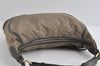 Auth Louis Vuitton Monogram Mini Lin Manon MM Shoulder Bag Gray M95618 LV 8764I