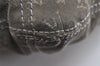 Auth Louis Vuitton Monogram Mini Lin Manon MM Shoulder Bag Gray M95618 LV 8764I