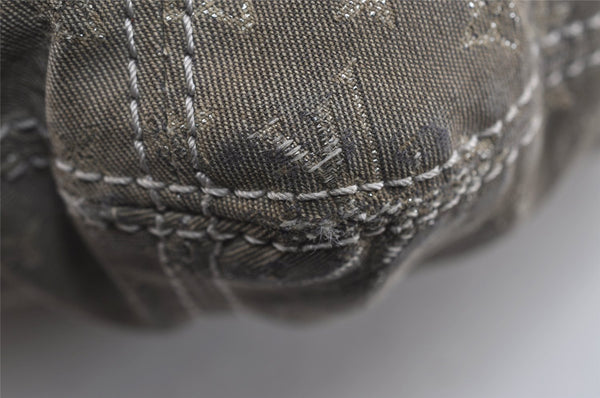 Auth Louis Vuitton Monogram Mini Lin Manon MM Shoulder Bag Gray M95618 LV 8764I