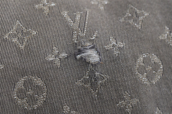 Auth Louis Vuitton Monogram Mini Lin Manon MM Shoulder Bag Gray M95618 LV 8764I