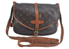 Authentic Louis Vuitton Monogram Saumur 30 Shoulder Cross Bag M42256 LV 8767H