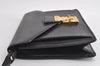 Authentic Louis Vuitton Epi Sellier Dragonne Clutch Bag Black M52612 LV 8767I
