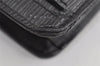 Authentic Louis Vuitton Epi Sellier Dragonne Clutch Bag Black M52612 LV 8767I