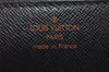 Authentic Louis Vuitton Epi Sellier Dragonne Clutch Bag Black M52612 LV 8767I