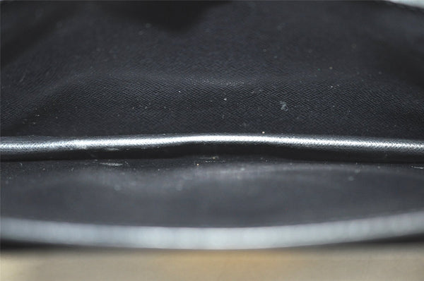 Authentic Louis Vuitton Epi Sellier Dragonne Clutch Bag Black M52612 LV 8767I