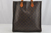 Authentic Louis Vuitton Monogram Sac Plat Hand Tote Bag M51140 LV Junk 8767J