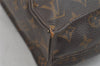 Authentic Louis Vuitton Monogram Sac Plat Hand Tote Bag M51140 LV Junk 8767J