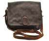 Authentic Louis Vuitton Monogram Cartouchiere MM M51253 Shoulder Bag Junk 8768I