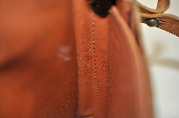 Authentic Louis Vuitton Monogram Cartouchiere MM M51253 Shoulder Bag Junk 8768I