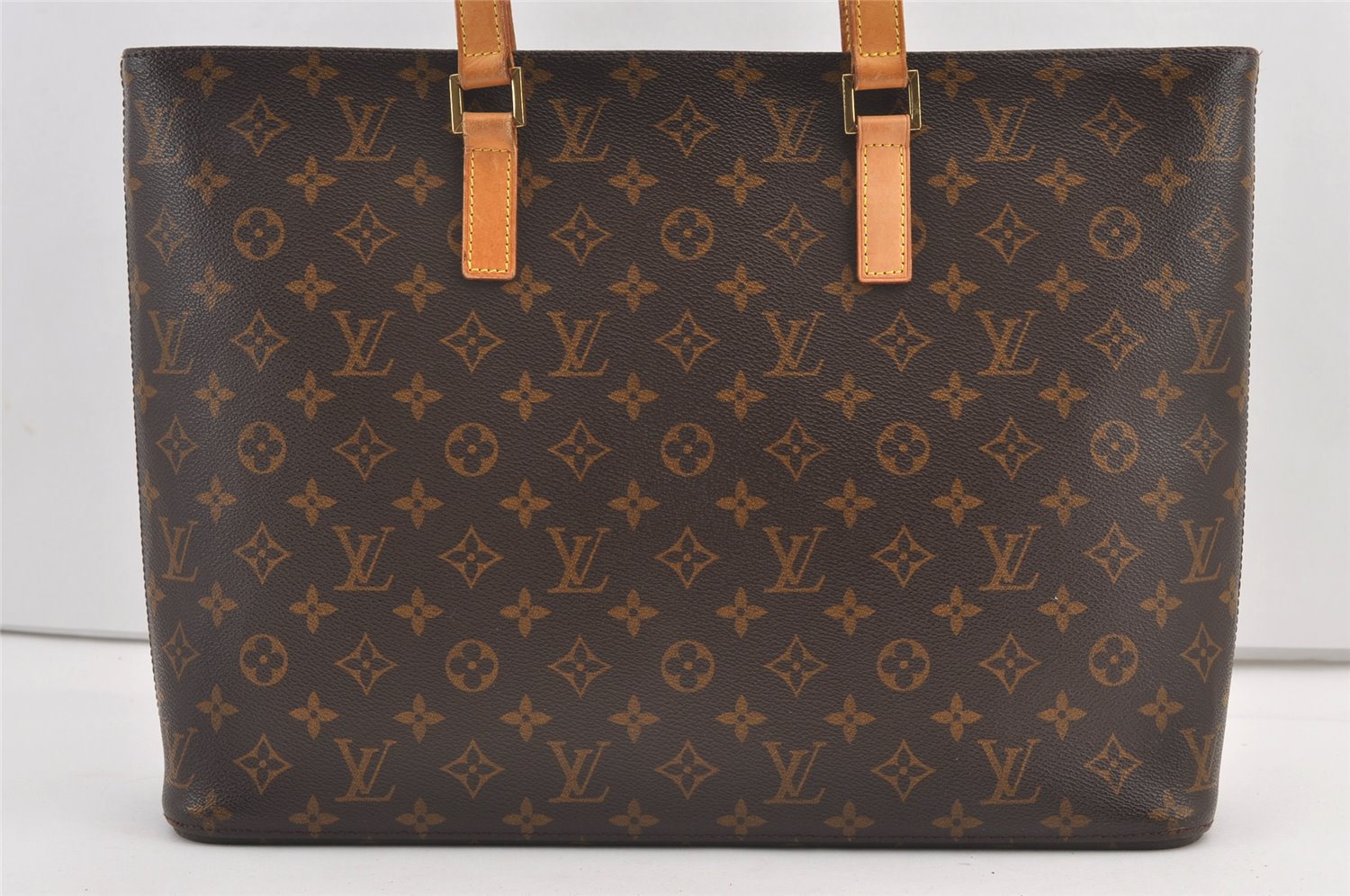 Authentic Louis Vuitton Monogram Luco Shoulder Tote Bag M51155 LV 8770J