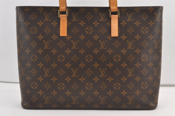 Authentic Louis Vuitton Monogram Luco Shoulder Tote Bag M51155 LV 8770J
