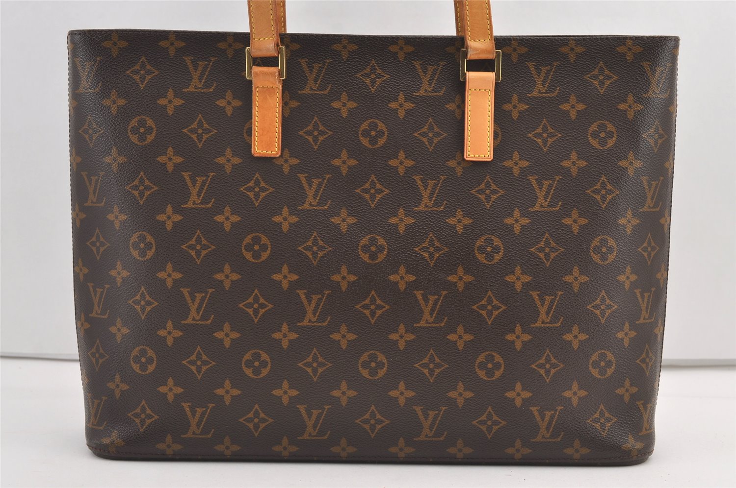 Authentic Louis Vuitton Monogram Luco Shoulder Tote Bag M51155 LV 8770J