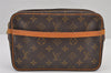 Authentic Louis Vuitton Monogram Compiegne 23 Clutch Hand Bag M51847 LV 8771J