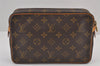 Authentic Louis Vuitton Monogram Compiegne 23 Clutch Hand Bag M51847 LV 8771J