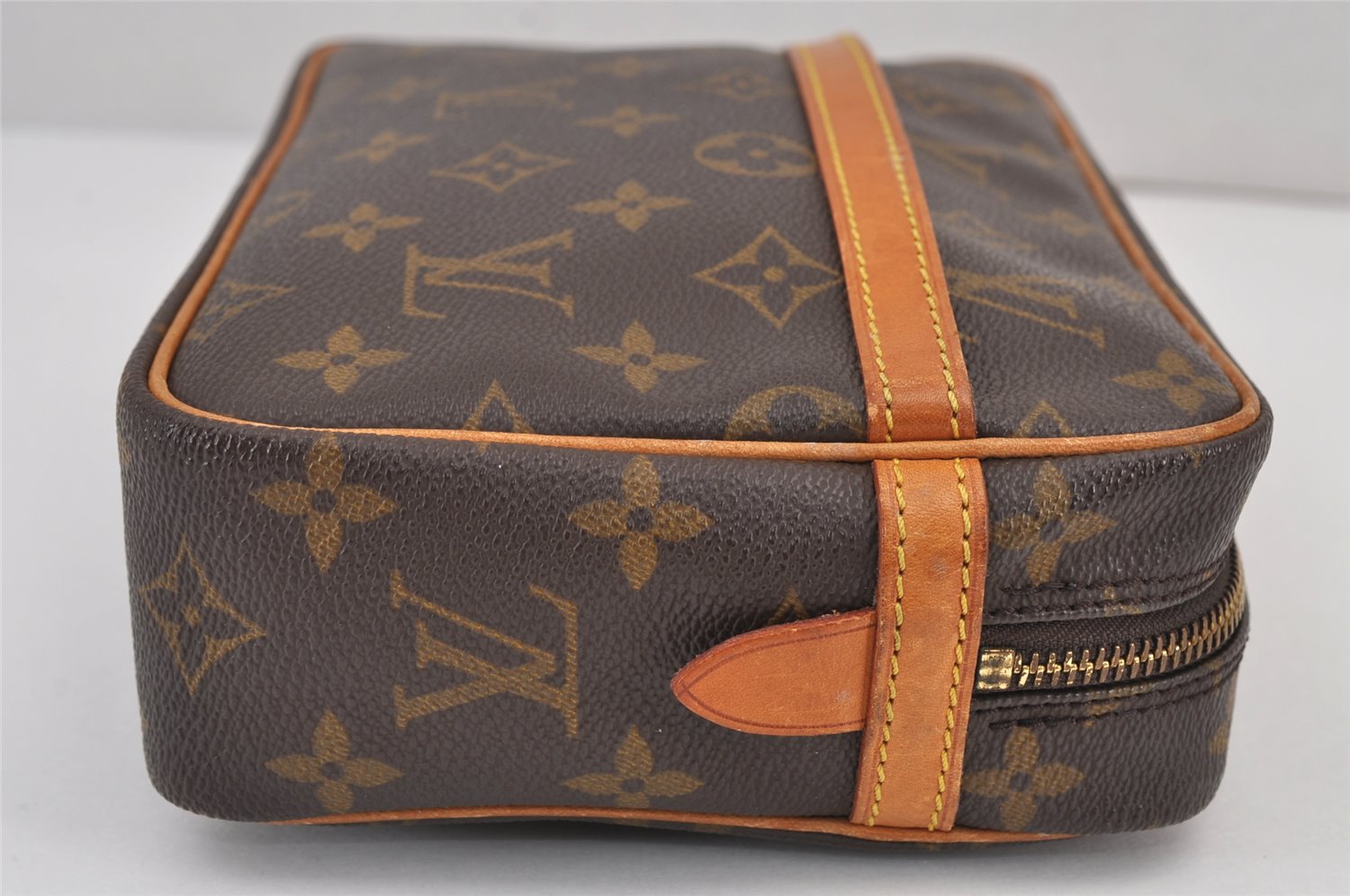 Authentic Louis Vuitton Monogram Compiegne 23 Clutch Hand Bag M51847 LV 8771J