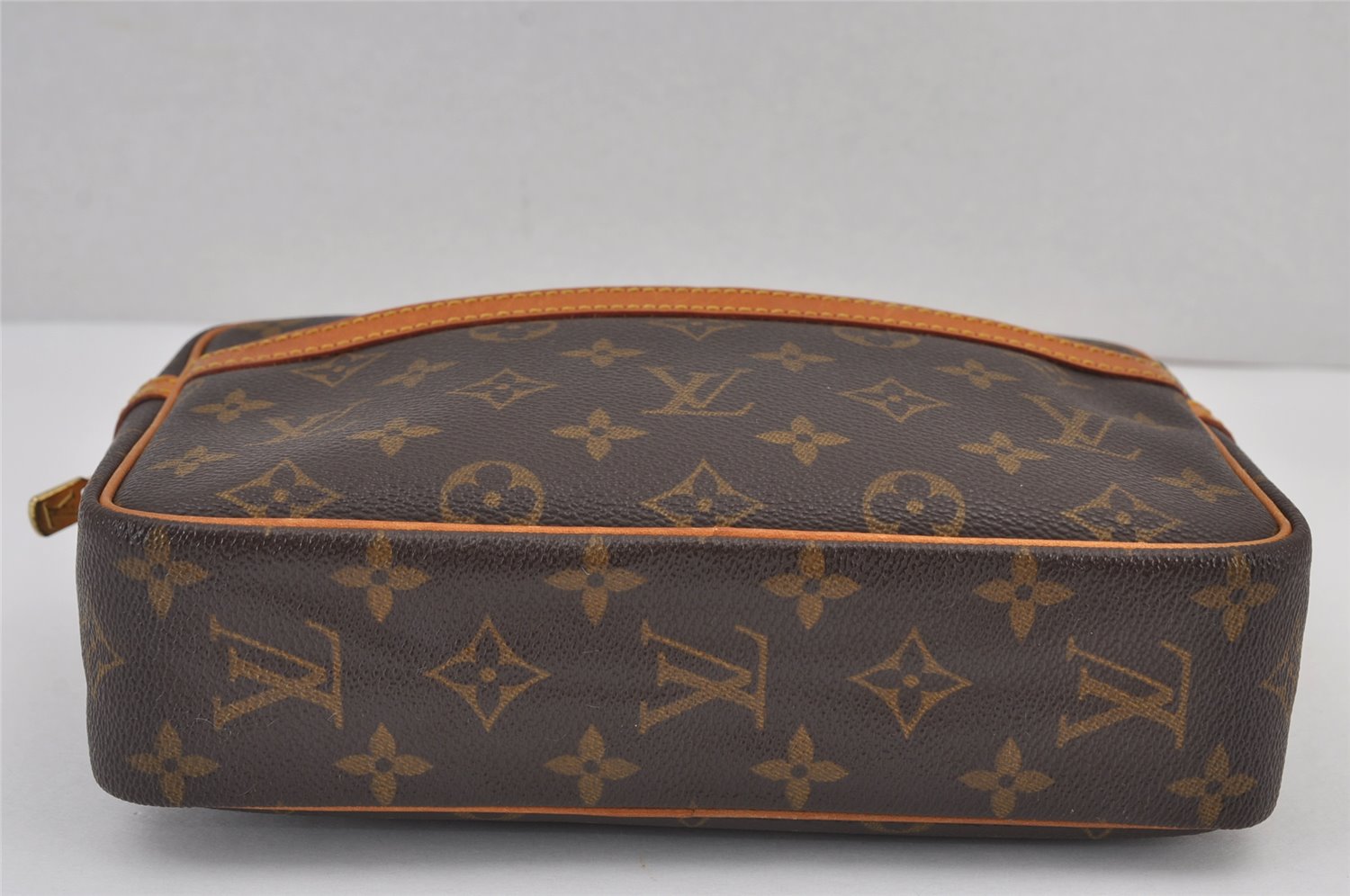 Authentic Louis Vuitton Monogram Compiegne 23 Clutch Hand Bag M51847 LV 8771J
