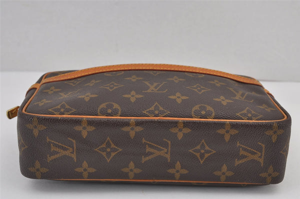 Authentic Louis Vuitton Monogram Compiegne 23 Clutch Hand Bag M51847 LV 8771J