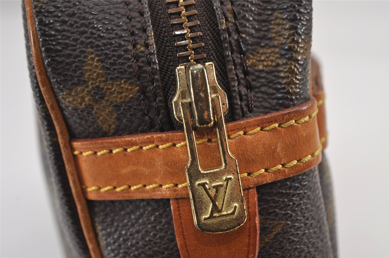 Authentic Louis Vuitton Monogram Compiegne 23 Clutch Hand Bag M51847 LV 8771J