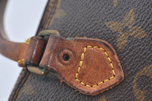 Authentic Louis Vuitton Monogram Mini Speedy Hand Bag Purse Old Model Junk 8772I