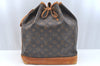 Authentic Louis Vuitton Monogram Noe Shoulder Drawstring Bag M42224 LV 8773I