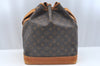 Authentic Louis Vuitton Monogram Noe Shoulder Drawstring Bag M42224 LV 8773I