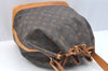 Authentic Louis Vuitton Monogram Noe Shoulder Drawstring Bag M42224 LV 8773I
