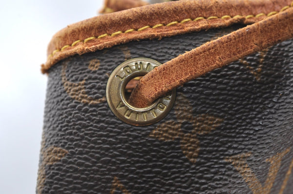 Authentic Louis Vuitton Monogram Noe Shoulder Drawstring Bag M42224 LV 8773I
