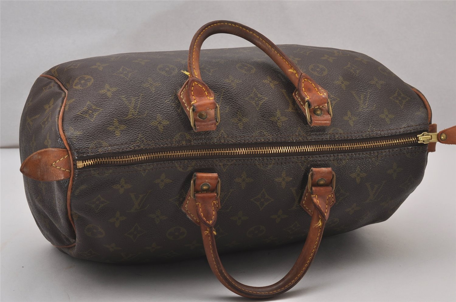 Authentic Louis Vuitton Monogram Speedy 35 Hand Boston Bag Old Model LV 8774I