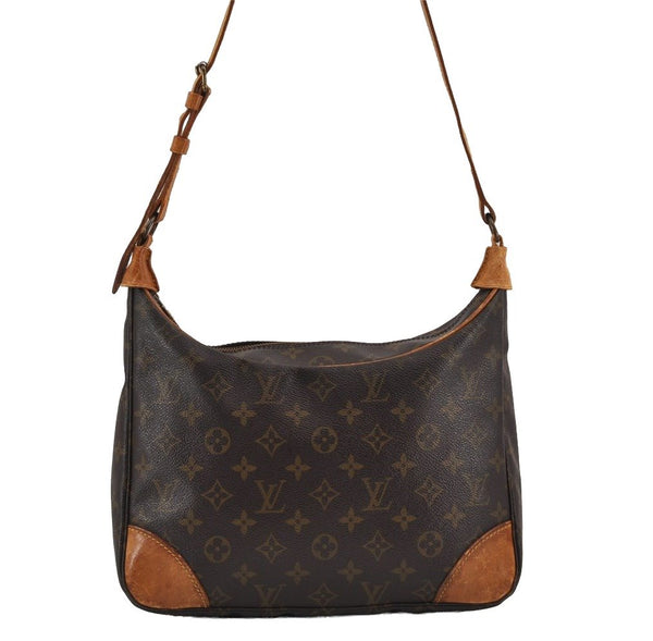 Authentic Louis Vuitton Monogram Boulogne 30 Shoulder Cross Bag M52165 LV 8774J
