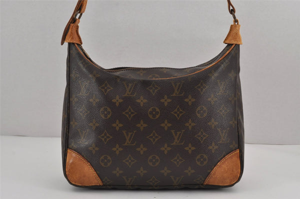 Authentic Louis Vuitton Monogram Boulogne 30 Shoulder Cross Bag M52165 LV 8774J