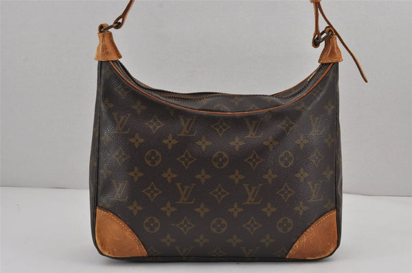 Authentic Louis Vuitton Monogram Boulogne 30 Shoulder Cross Bag M52165 LV 8774J
