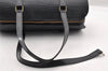Authentic Louis Vuitton Epi Soufflot Black Hand Bag M52222 LV Junk 8775I