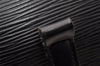 Authentic Louis Vuitton Epi Soufflot Black Hand Bag M52222 LV Junk 8775I
