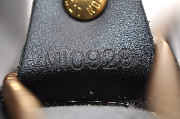 Authentic Louis Vuitton Epi Soufflot Black Hand Bag M52222 LV Junk 8775I