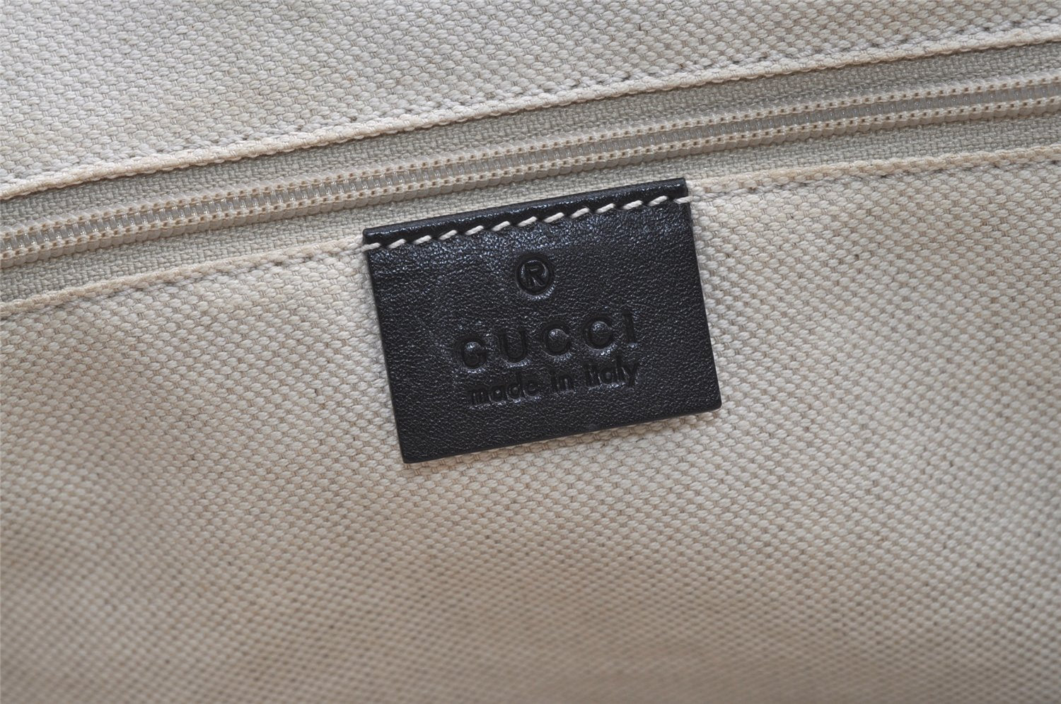 Authentic GUCCI Guccissima Sukey Shoulder Tote Bag GG Leather 211944 Black 8775J