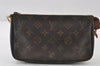 Authentic Louis Vuitton Monogram Pochette Accessoires Pouch M51980 LV 8777I