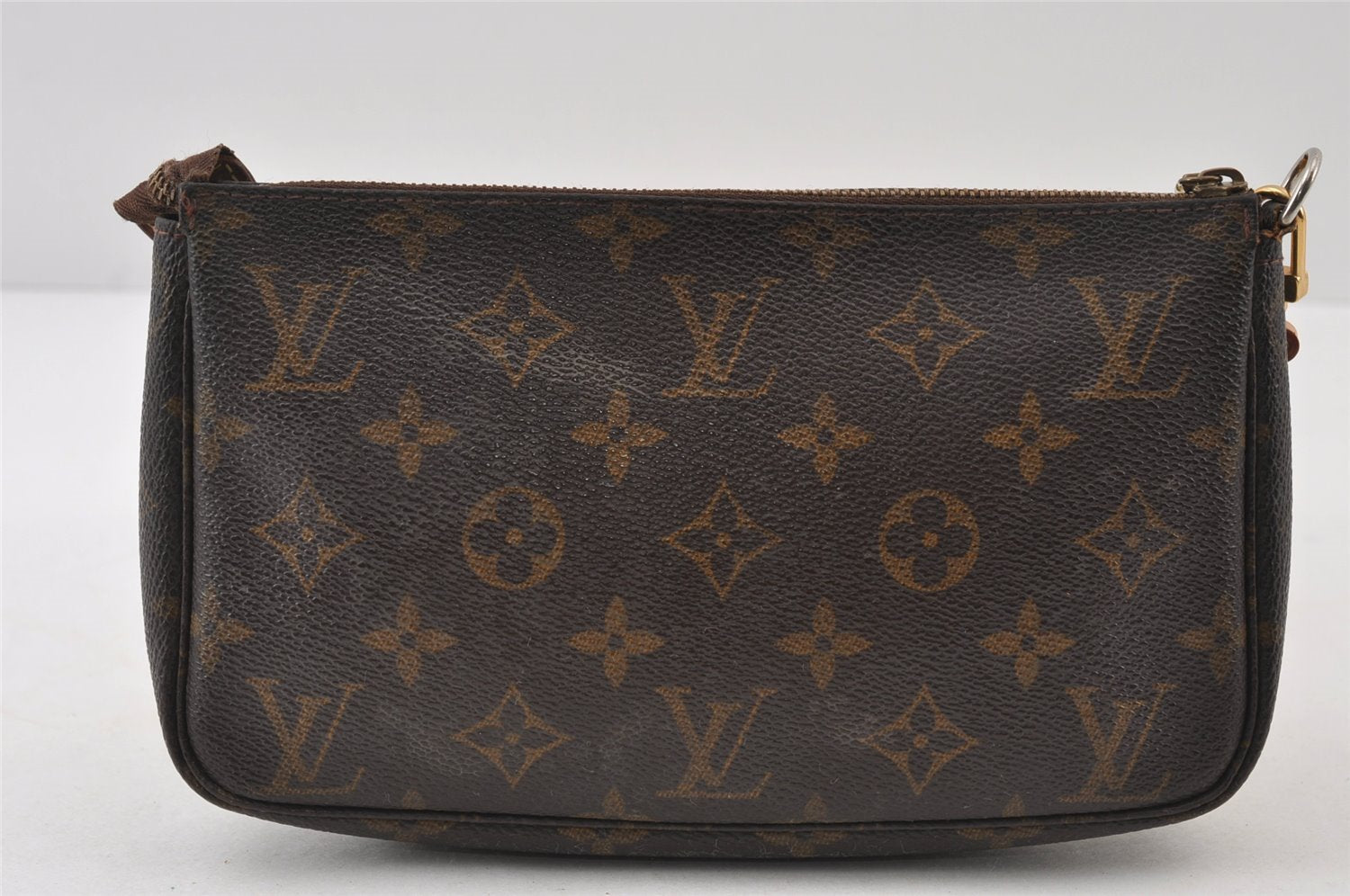 Authentic Louis Vuitton Monogram Pochette Accessoires Pouch M51980 LV 8777I