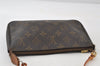 Authentic Louis Vuitton Monogram Pochette Accessoires Pouch M51980 LV 8777I