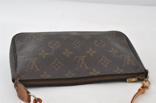 Authentic Louis Vuitton Monogram Pochette Accessoires Pouch M51980 LV 8777I